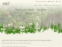 Tablet Screenshot of angussoftfruits.co.uk